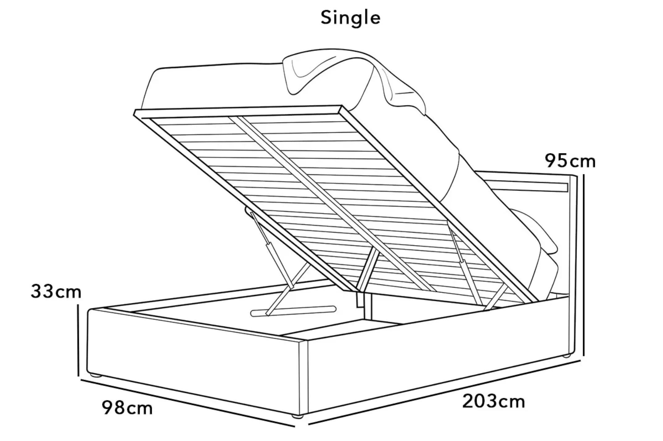 Florida Boucle Fabric Bed UK - Additional view of premium florida from CESS Furniture UK
