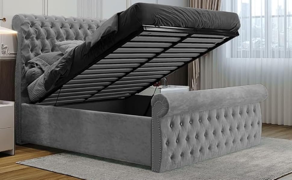 Premium Ottoman Sleigh Bed UK | Ottoman Storage Sleigh Design | Shop Online | Free Delivery